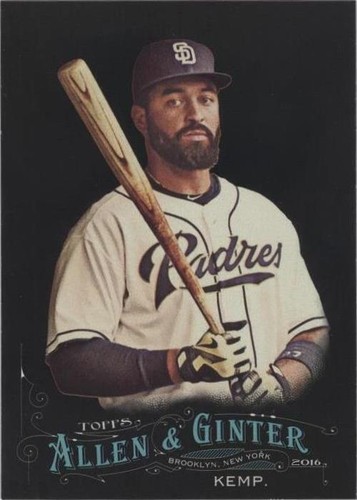 2016 Topps Allen & Ginter X - Matt Kemp #136