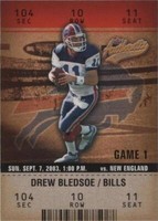 2003 Fleer Authentix Drew Bledsoe #52