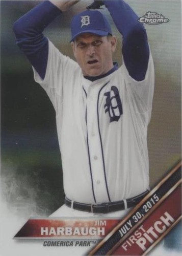 2016 Topps Chrome Jim Harbaugh #FPC-16