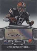 2010 Bowman Sterling Carlton Mitchell #BSA-CMI