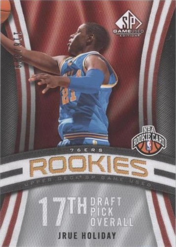 2009-10 SP Game Used - Jrue Holiday #125