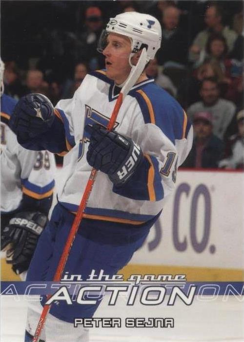 2003-04 In the Game Action - Peter Sejna #548