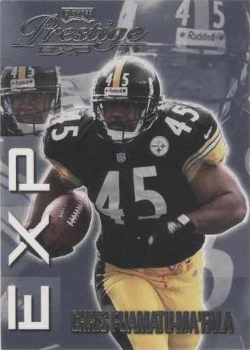 1999 Playoff Prestige EXP Chris Fuamatu-Ma'afala #EX97