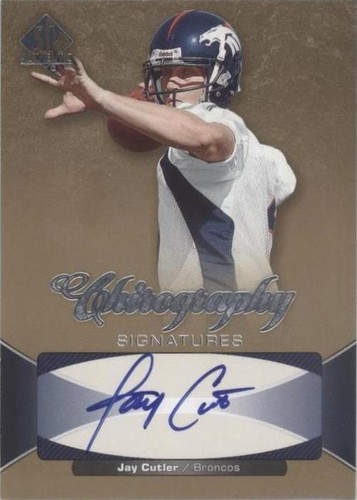 2006 SP Authentic Jay Cutler #CH-JC