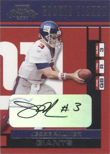2001 Playoff Contenders Jesse Palmer #138
