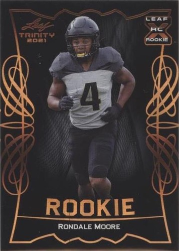2021 Leaf Trinity Box Black Rondale Moore #RB-17