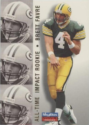 1996 Skybox Impact Rookies Brett Favre #81