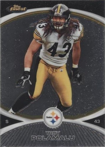 2010 Topps Finest Troy Polamalu #70