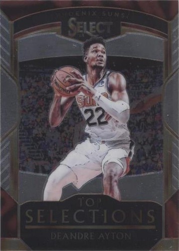 DeAndre Ayton 2018-19 Panini Select SILVER Prizm RC