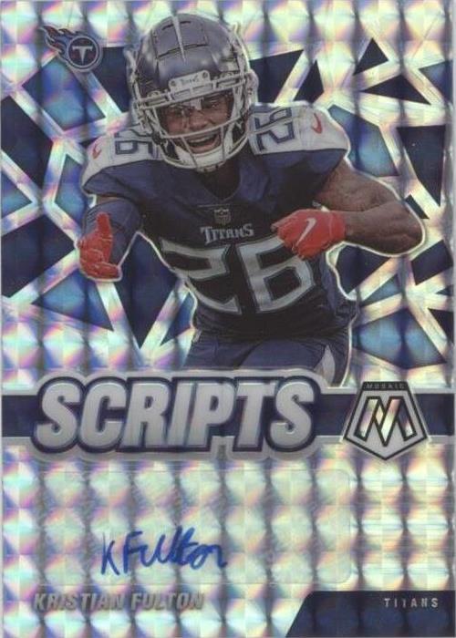 2021 Panini Mosaic Kristian Fulton #S-KF