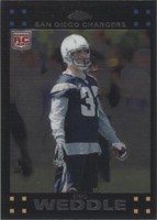 2007 Topps Chrome Eric Weddle #TC263