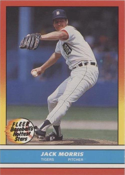 1988 Fleer Baseball's Hottest Stars - Jack Morris #28