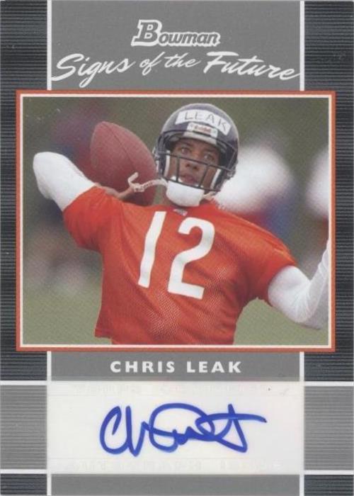 2007 Bowman Chris Leak #SF-CL