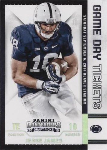2015 Panini Contenders Draft Picks Jesse James #76