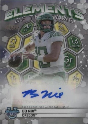 2023 Bowman's Best University Bo Nix #ETGA-BN