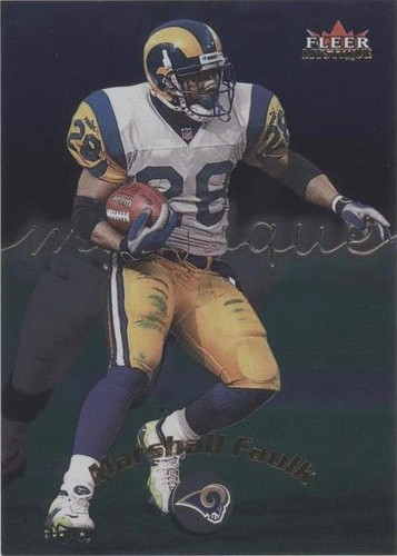 2000 Fleer Mystique Marshall Faulk #78