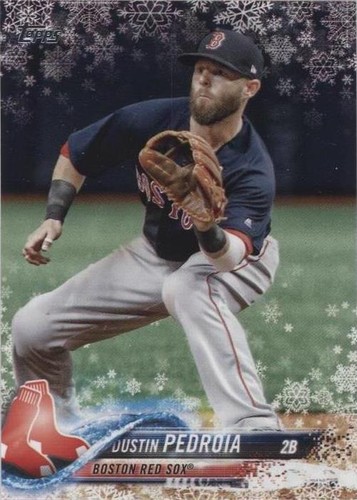 2018 Topps Holiday - Dustin Pedroia #HMW149