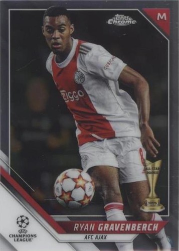 2021-22 Topps Chrome UCL Ryan Gravenberch #72