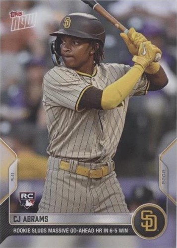 2022 Topps Now - C.J. Abrams #514
