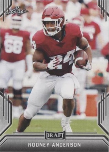 2019 Leaf Draft Rodney Anderson #63