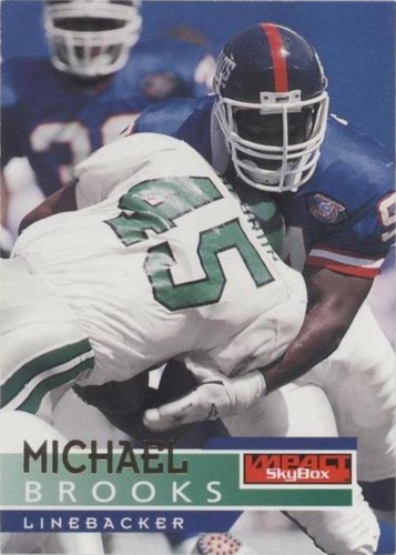 1995 Skybox Impact Michael Brooks #99