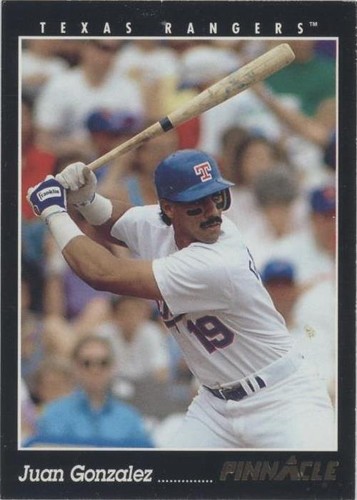1993 Pinnacle - Juan González #191