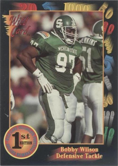 1991 Wild Card Draft Bobby Wilson #102