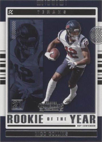 2021 Panini Contenders Nico Collins #ROY-NCO