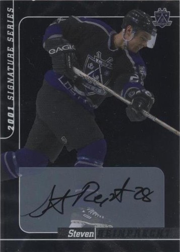 2000-01 In the Game Be A Player Signature Series - Steve Reinprecht #224