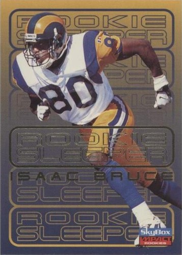 1996 Skybox Impact Rookies Isaac Bruce #121