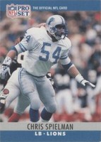 1990 Pro Set Chris Spielman #103