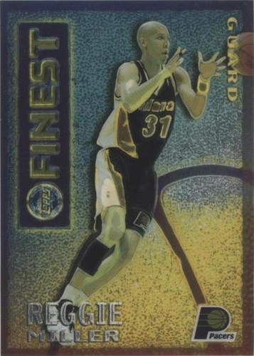 1995-96 Topps Finest - Reggie Miller #M 14