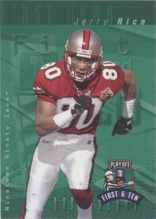 Jerry Rice #193 1997 Playoff First & Ten