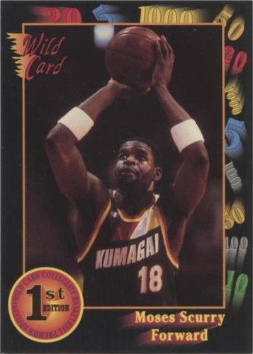 1992 Wild Card Collegiate - Moses Scurry #55