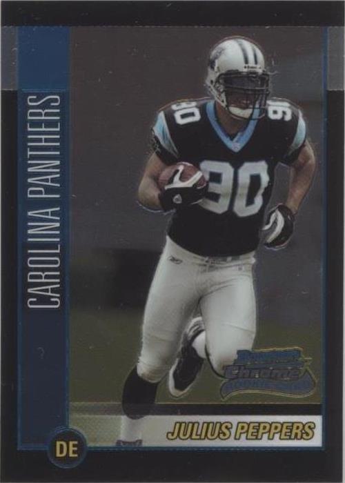 2002 Bowman Chrome Julius Peppers #135