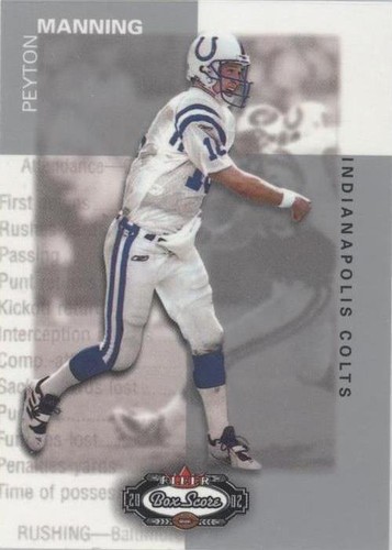 2002 Fleer Box Score Peyton Manning #19
