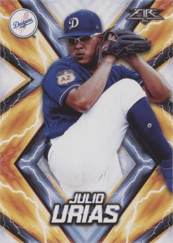 2017 Topps Fire - Julio Urias #107