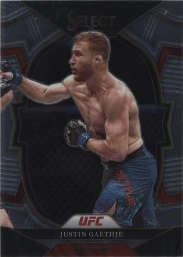 UFC　ジャスティン　ゲイジー　Justin Gaethje　サイン　シリアル Justin Gaethje Signed 2023 Select Silver UFC Card PSA/DNA