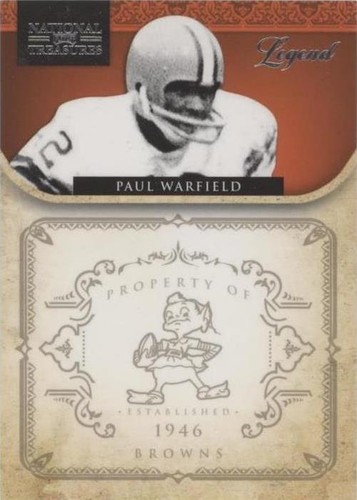 2011 Playoff National Treasures Paul Warfield #182