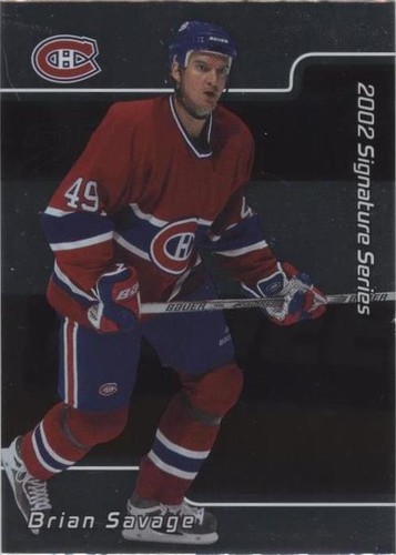 2001-02 In the Game Be A Player Signature Series - Brian Savage #015