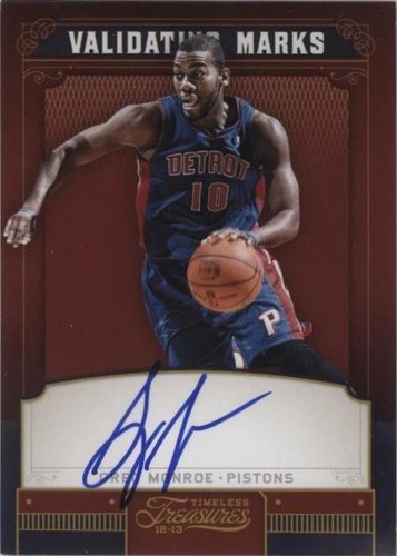 2012-13 Panini Timeless Treasures - Greg Monroe #7