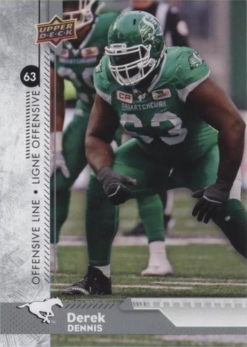 2018 Upper Deck CFL Derek Dennis #158