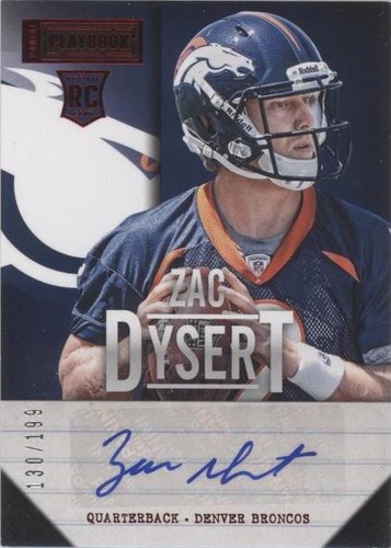 2013 Panini Playbook Zac Dysert #199