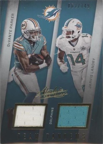 2016 Panini Absolute Devante Parker Jarvis Landry #11