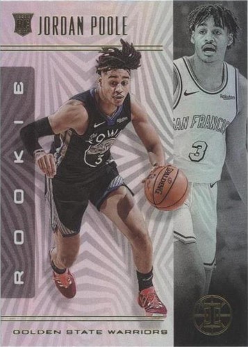 Jordan Poole 2019-20 Panini Prizm Silver #272 PSA 9 Mint RC