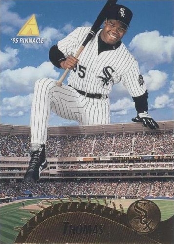 1995 PINNACLE MUSEUM COLLECTION FRANK THOMAS CHECKLIST CARD