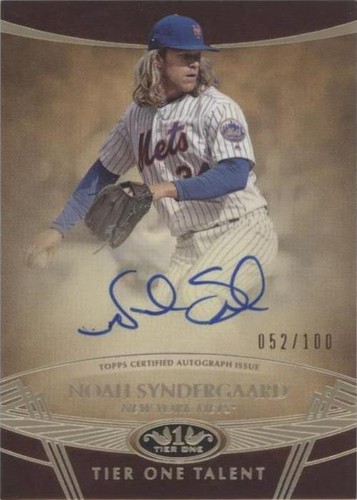 2019 Topps Tier One - Noah Syndergaard #TTA-NS