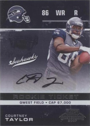 2007 Playoff Contenders Courtney Taylor #131
