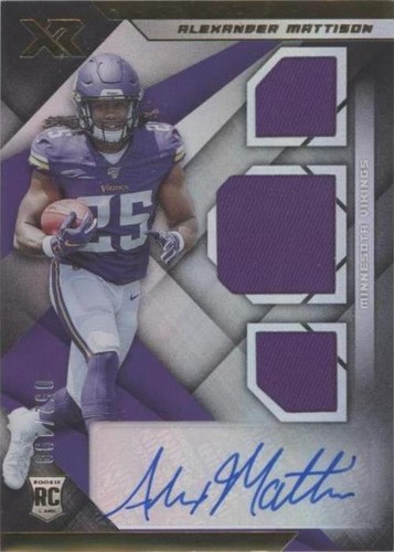 2019 Panini XR Alexander Mattison #234