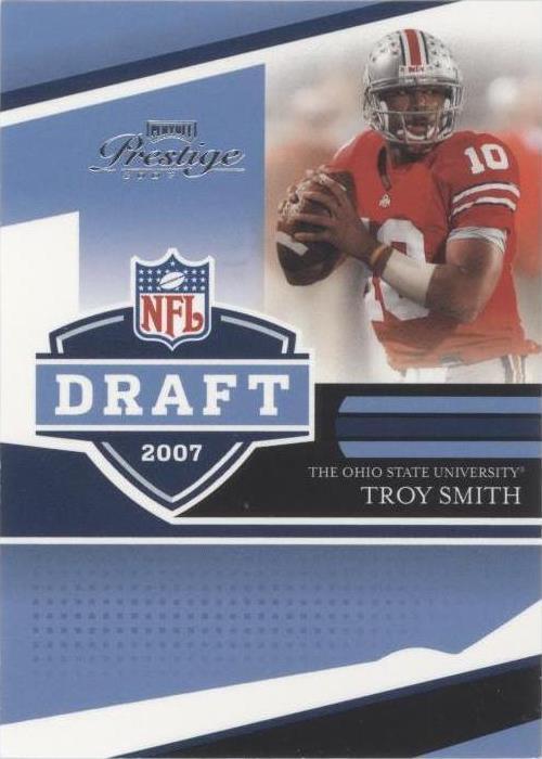2007 Playoff Prestige Troy Smith #NFLD-3